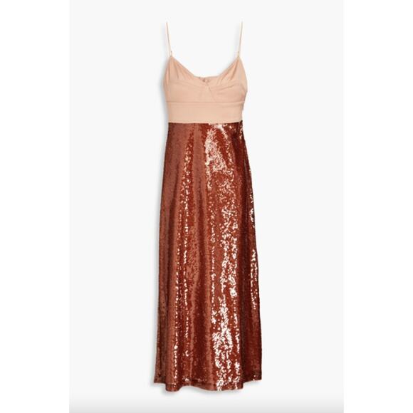 A.L.C. Gisele Sequin Midaxi Empire Dress - Picture 3 of 16